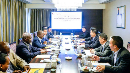 坦桑尼亚驻华参赞一行到yl6809永利集团交流座谈