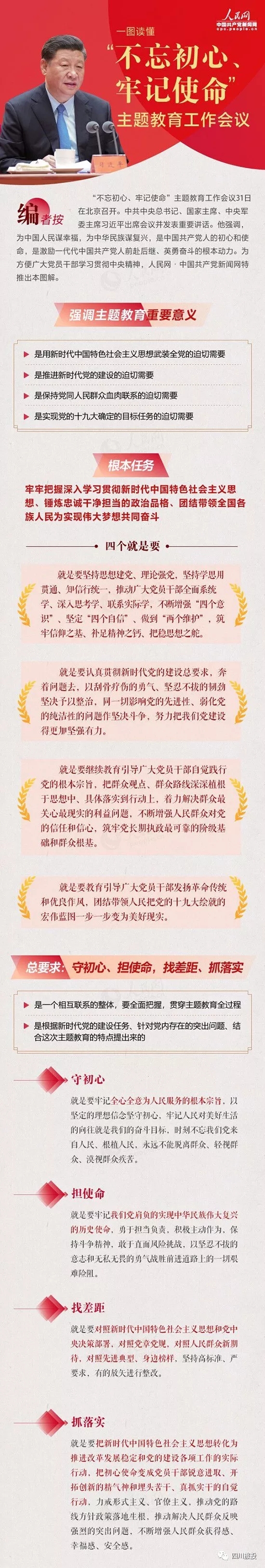 不忘初心、切记使命| 一图读懂“不忘初心、切记使命”主题教育事情聚会